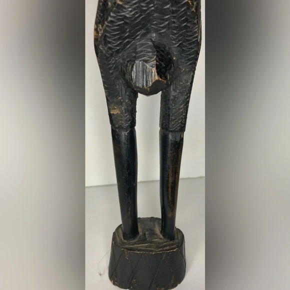 Vintage AFRICAN Tribal Art Piece 1960s Created by Local Tribal Artisan REAL OOAK - Picture 8 of 9